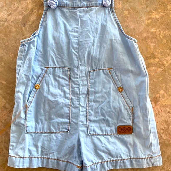 Beautiful denim romper with pockets - Picture 1 of 6